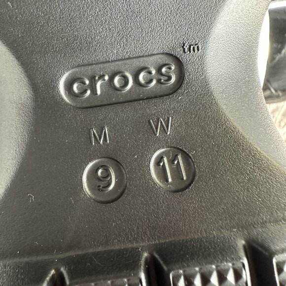 CROCS Stomp Fisherman Women's size 11 Ivory Platform Sandals - Picture 8 of 8